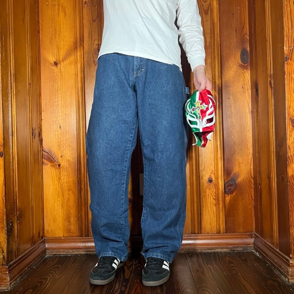 Dickies 36x32 Y2K Carpenter Jeans Blue Relaxed